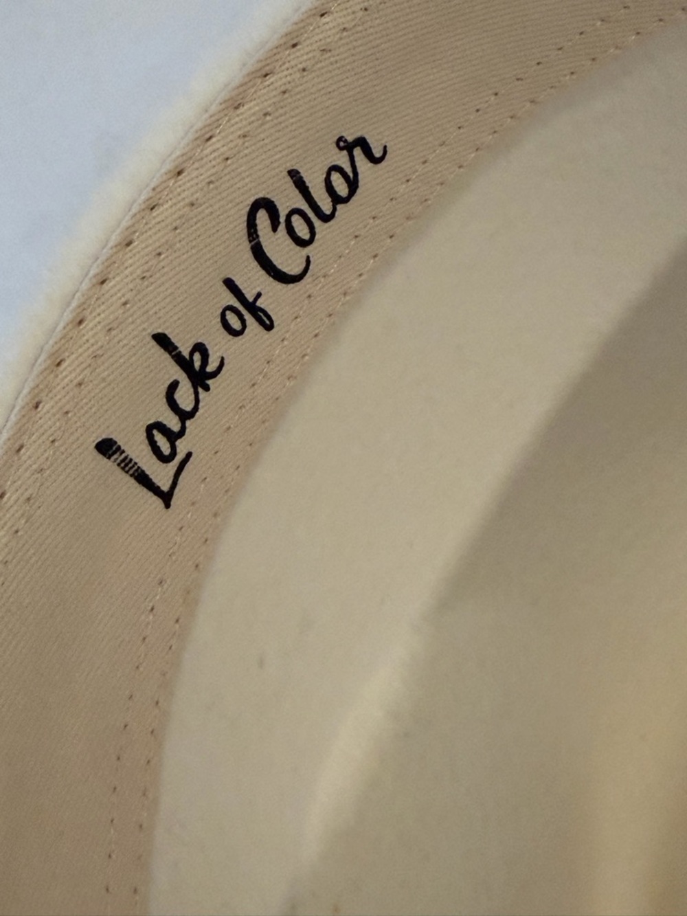 Lack Of Color Ivory Wool Cowboy Hat - Picture 7 of 10